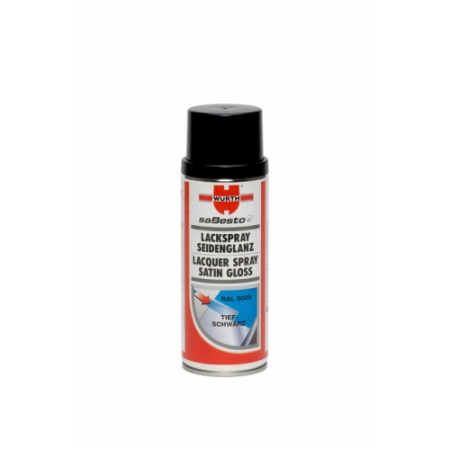 Solutii tehnice - Lac spray negru matasos 9005 Wurth