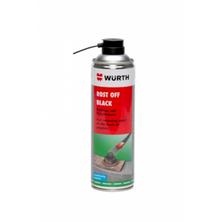 Solutii tehnice - Degripant negru (grafit), 500 ml Wurth