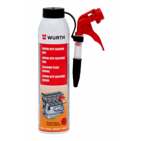 Ulei Lichide tehnice - RTV silicon rosu 220g (temperatura inalta) Wurth