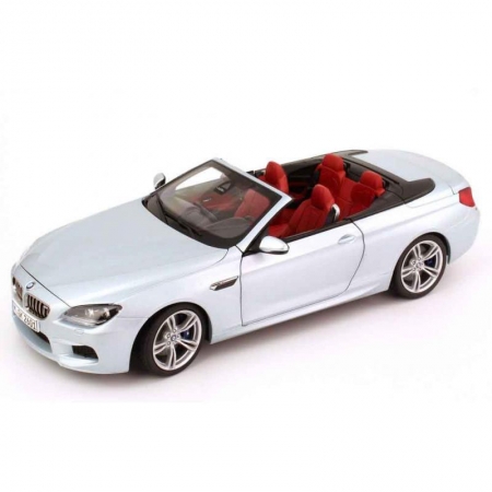 Accesorii Originale - Miniatura BMW Seria 6 Cabrio F12M 1:18 Silverstone