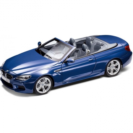 Accesorii Originale - Miniatura BMW Seria 6 Cabrio F12M 1:18 San Marino Blue