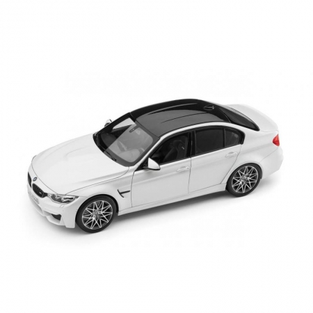 Accesorii auto - Macheta BMW M3 F80 Competition Mineral White 1:18