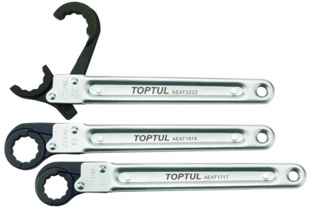 Echipamente - Cheie fixa cu clichet deschisa 19mm, Toptul