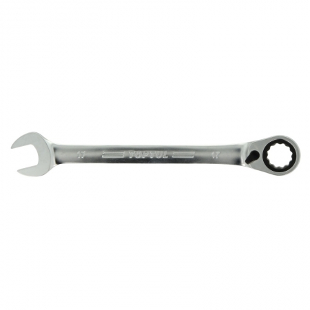 Echipamente - Cheie combinata fixa inelara cu clichet 17mm, Toptul 225mm