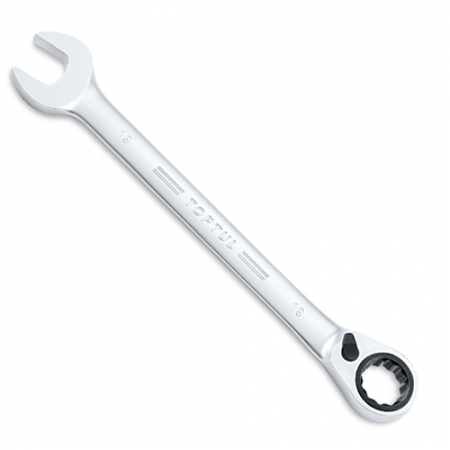 Echipamente - Cheie combinata fixa inelara cu clichet 19mm, Toptul 247mm
