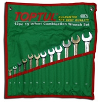 Echipamente - Set 12 chei combinate fixe inelare cotite 6-22mm, Toptul