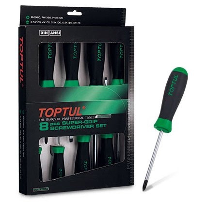 Surubelnite - Set 8 surubelnite, Toptul