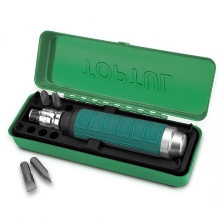 Echipamente - Set surubelnita 1/2'' + biti, Toptul 6 piese