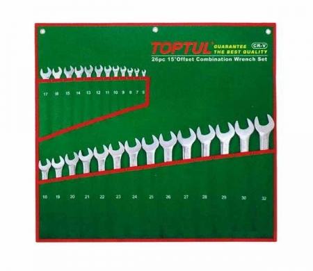Set 26 chei combinate, Toptul 6-32mm Echipamente - Set 26 chei combinate, Toptul 6-32mm