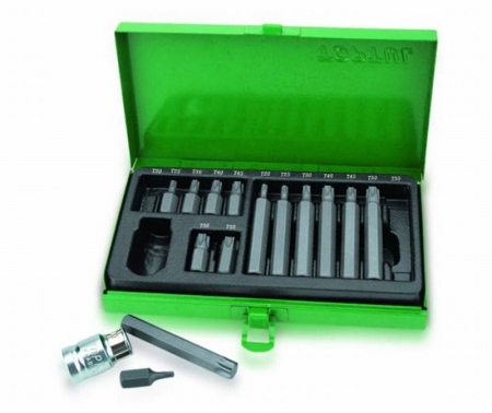 Echipamente - Trusa set biti, Toptul 15 biti 1/2''