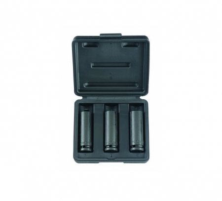 Scule profesionale pentru reparatii auto - Trusa chei tubulare de impact ½" adanci, Force 17/19/21mm