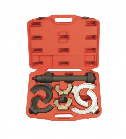 Scule profesionale pentru reparatii auto - Trusa pentru comprimat arcuri 75-195mm, Force