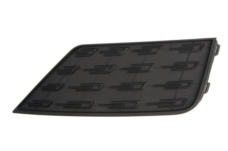 Grile - Acoperire bara fata Dreapta ( plastic, negru) potrivit SEAT LEON, LEON SC, LEON ST, LEON ST/KOMBI 2012-2020