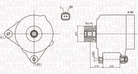 Alternatoare Electromotoare - Alternator potrivit DACIA DUSTER, DUSTER/SUV, LOGAN, LOGAN EXPRESS, LOGAN II, LOGAN MCV, LOGAN MCV II, SANDERO, SANDERO II; NISSAN MICRA III, NV200, NV200 / EVALIA 1.4-1.9D dupa 2001 - (12V, 110A)