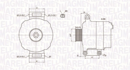 Alternator (14V, 100A) MINI (R50, R53), (R52) 1.6 intre 2001-2008 Piese Auto - Alternator (14V, 100A) MINI (R50, R53), (R52) 1.6 intre 2001-2008