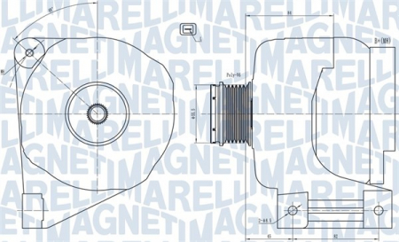 Alternatoare Electromotoare - Alternator potrivit VOLVO S40 I, S60 I, S80 I, V40, V70 I, V70 II, V70 III, XC70 I 1.6-3.0 1997-2010 - (14V, 140A)