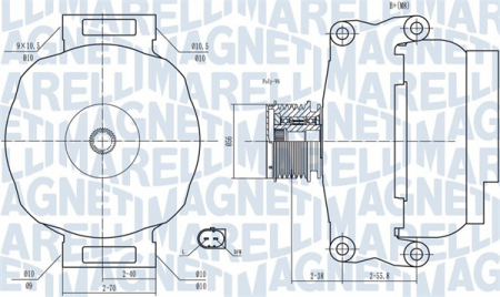 Alternatoare Electromotoare - Alternator potrivit AUDI A4 B6, A4 B7, A6 C5 1.6-3.0D 2000-2009 - (14V, 150A)