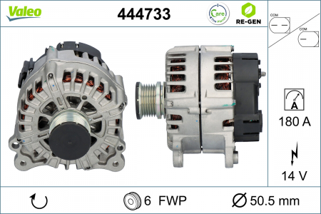 Alternatoare Electromotoare - Alternator potrivit AUDI A4 ALLROAD B8, A4 B8, A5, A6 C7, Q5 2.0D 2007-2018 - (14V, 180A)