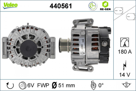 Alternator potrivit MERCEDES SPRINTER 3,5-T (B906), SPRINTER 3-T (B906), SPRINTER 4,6-T (B906), SPRINTER 5-T (B906), VIANO (W639), VITO / MIXTO (W639), VITO (W639) 1.8-3.5 dupa 2003 - (14V, 180A) [2]