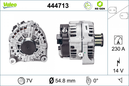 Alternator (14V, 220A) potrivit BMW 5 (F10), 5 (F11), 5 GRAN TURISMO (F07), 7 (F01, F02, F03, F04), X5 (E70), X6 (E71, E72), X6 (F16, F86) 3.0D 02.08-07.19 [0]