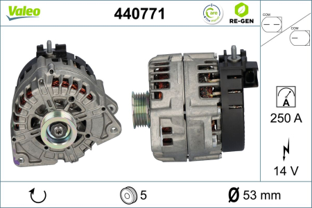 Alternator potrivit MERCEDES CLS (C257), E (A238), E ALL-TERRAIN (S213), E (C238), E T-MODEL (S213), E (W213), G (W463), GLC (C253), GLC (X253), GLE (C167) 2.0D-3.0D dupa 2014 (14V, 250A) [2]