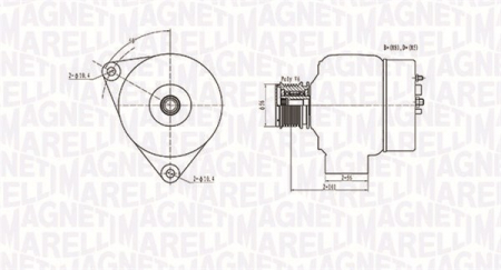 Piese Auto - Alternator (14V, 90A) MERCEDES UNIMOG, C T-MODEL (S202), E T-MODEL (S210), E (W210), G (W461), G (W463), SPRINTER 2-T (901, 902), SPRINTER 3-T (903), SPRINTER 4-T (904), VARIO 2.0-3.0D dupa 1995
