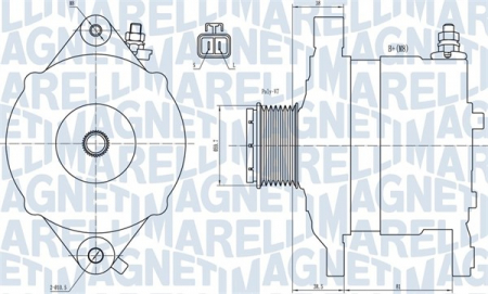 Alternatoare Electromotoare - Alternator potrivit NISSAN PATROL GR V 3.0D dupa 2000 - (14V, 90A)