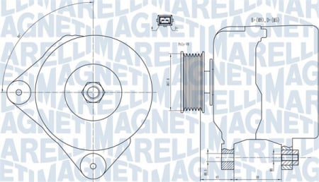 Alternatoare Electromotoare - Alternator potrivit VW LT 28-35 II, TRANSPORTER T4 2.4D/2.5/2.5D 1990-2006 - (14V, 90A)