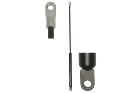 Amortizor portbagaj - Amortizor capota 260N, L-580mm/390mm, cursa:190mm potrivit MAN F2000, F90, M 2000 L, M 2000 M; MERCEDES TRAVEGO (O 580) dupa 1986