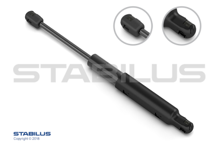 Amortizor portbagaj - Amortizor capota Dreapta/Stanga lungime maxima: 301mm, cursa:92mm potrivit MERCEDES S (C216), S (W221, V221) COUPE/SEDAN 2005-2013