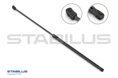 Amortizor portbagaj - Amortizor capota Dreapta lungime maxima: 730mm, cursa:308mm potrivit VW GOLF VI FURGON/HATCHBACK-LIFTBACK 2008-2016