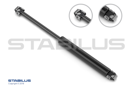 Amortizor portbagaj - Amortizor capota Dreapta/Stanga lungime maxima: 332mm, cursa:128mm potrivit BMW 8 (E31) COUPE 1990-1999