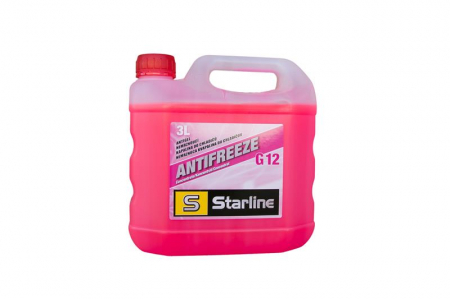 Ulei Lichide tehnice - Antigel concentrat Starline -32°C Roz G12 3L
