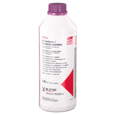 Antigel - Antigel concentrat tip G12++/G40 1,5L, 1:1=-36°C, Si-OAT, mov, norma: MAN 324 SI-OAT; MB 325.5; MB 325.6; SCANIA TB 1451; VW TL 774-G, contine: mono-etilenglicol