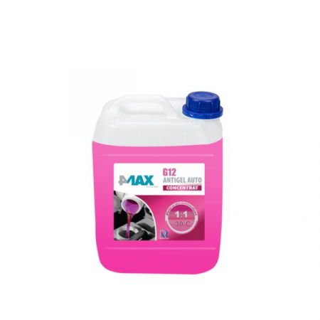 Ulei Lichide tehnice - Antigel tip G12 5L fara silicati, rosu, mono-etilenglicol