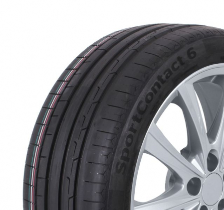 Piese Tesla - Anvelopa vara, SportContact 6, CONTINENTAL, XL, T0, etichete: Din data de 01.05.2021: eficienta combustibil - C; aderenta pe teren umed - A; clasa de măsurare a zgomotului și rezi