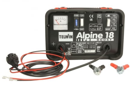 Aparat incarcat baterii auto  12 si 24 volti acumulatori cu acid ALPINE 18 [1]