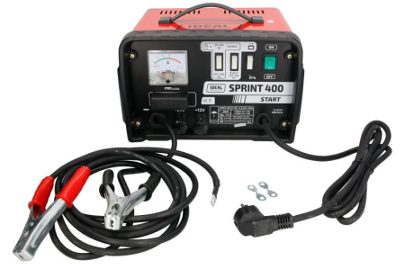 Produse iarna - Aparat incarcat baterii auto 12 si 24 volti acumulatori cu acid SPRINT 400 cu functie robot de pornire