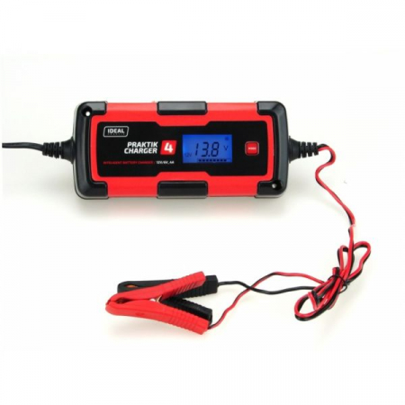 Aparat incarcat baterii auto PRAKTIK CHARGER 4 LCD, voltaj incarcare: 6/12 V IDEAL, curent incarcare: 4A, alimentare: 230V, tip baterie: AGM/Ca/GEL/WET [2]