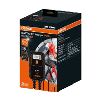 Aparat incarcat baterii auto, voltaj incarcare: 6/12 V OSRAM, curent incarcare: 4A, alimentare: 230V, tip baterie: AGM/Li-Ion/VRLA [1]