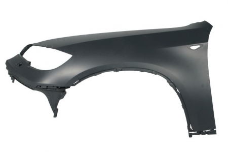 Caroserie - Aripa fata stanga cu locas spalator, cu locas semnalizator, plastic BMW X6 intre 2007-2014
