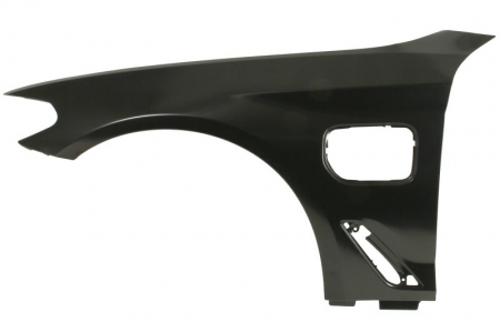 Aripa - Aripa fata Stanga potrivit BMW 5 G30, G31, G38, F90 2017-2020 (cu orificiu pentru portul de încărcare, aluminiu)