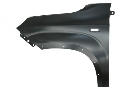 Aripa fata stanga (cu orificiu semnalizator, cu găuri de șină) potrivit FIAT PANDA 319 02.12-