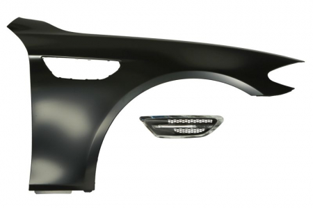 Piese Auto - Aripa fata stanga / dreapta  ( cu locas indicator, otel) BMW 3 E90, E91 intre 2004-2012