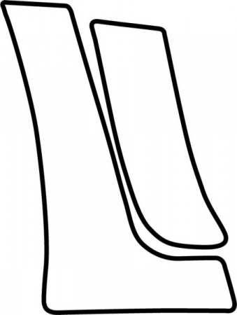 Ornamente - Autocolant protectie aripa spate dreapta (culoare: transparent, 3M PPF 4.0 foil / auto-ajustabil) potrivit ALFA ROMEO 159 09.05-11.11