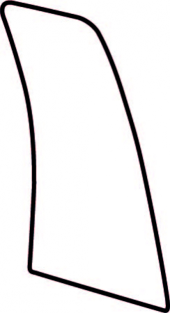 Autocolant protectie usa spate dreapta transparent, 3M PPF 4.0 folie, ajustare automata potrivit VOLVO XC90 2002-2014 [0]