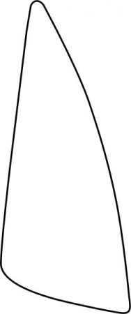 Ornamente - Autocolant protectie usa spate stanga (culoare: transparent, 3M PPF 4.0 foil / auto-ajustare) potrivit TOYOTA RAV4 II 06.00-11.05