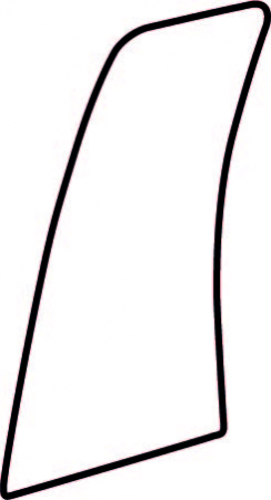 Autocolant protectie usa spate stanga transparent, 3M PPF 4.0 folie, ajustare automata potrivit VOLVO XC90 2002-2014 [0]