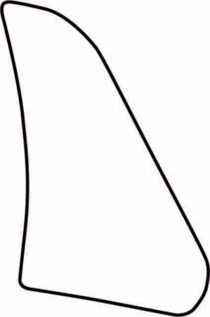 Autocolant protetie aripa spate dreapta transparent, 3M PPF 4.0 folie, ajustare automata potrivit SUZUKI SWIFT III 3 usi 2005-2010 [0]