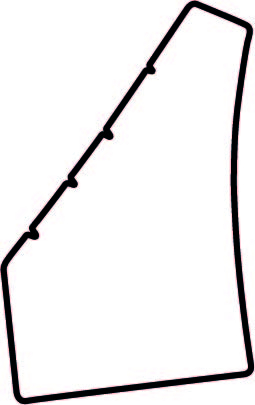 Autocolant protetie aripa spate stanga transparent, 3M PPF 4.0 folie, ajustare automata potrivit KIA RIO IV dupa 2017 [0]